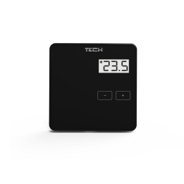 TECH - EU-294 v1 termostat +/-, RP-0,03€/ks, CIERNY