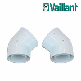 Vaillant koleno 45° 110/160  (2ks)