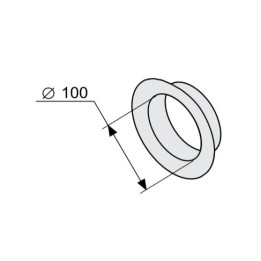 Protherm silikónová ružica SR3D 100mm