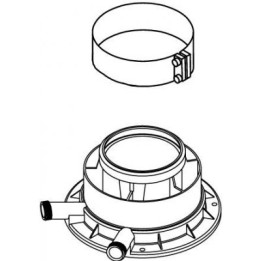 Protherm príruba - adaptér A25KP 80/125