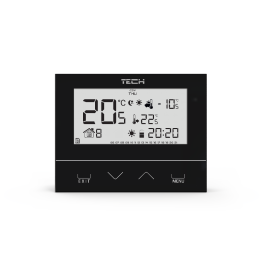 EU-292 v2 týždenný termostat, čierny