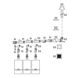 Vaillant S3 rozširujúca sada pre 3-4 kotol