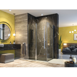 Aquatek sprchový kút 120x90 GLASS R33 číre sklo