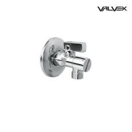 Rohový ventil ANGEL 1/2"x3/8" kov. páčka so sitkom